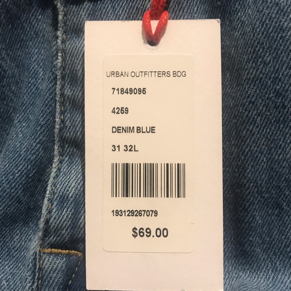 Urban Outfitters High Rise Straight Leg Jeans - Picture 9 of 15